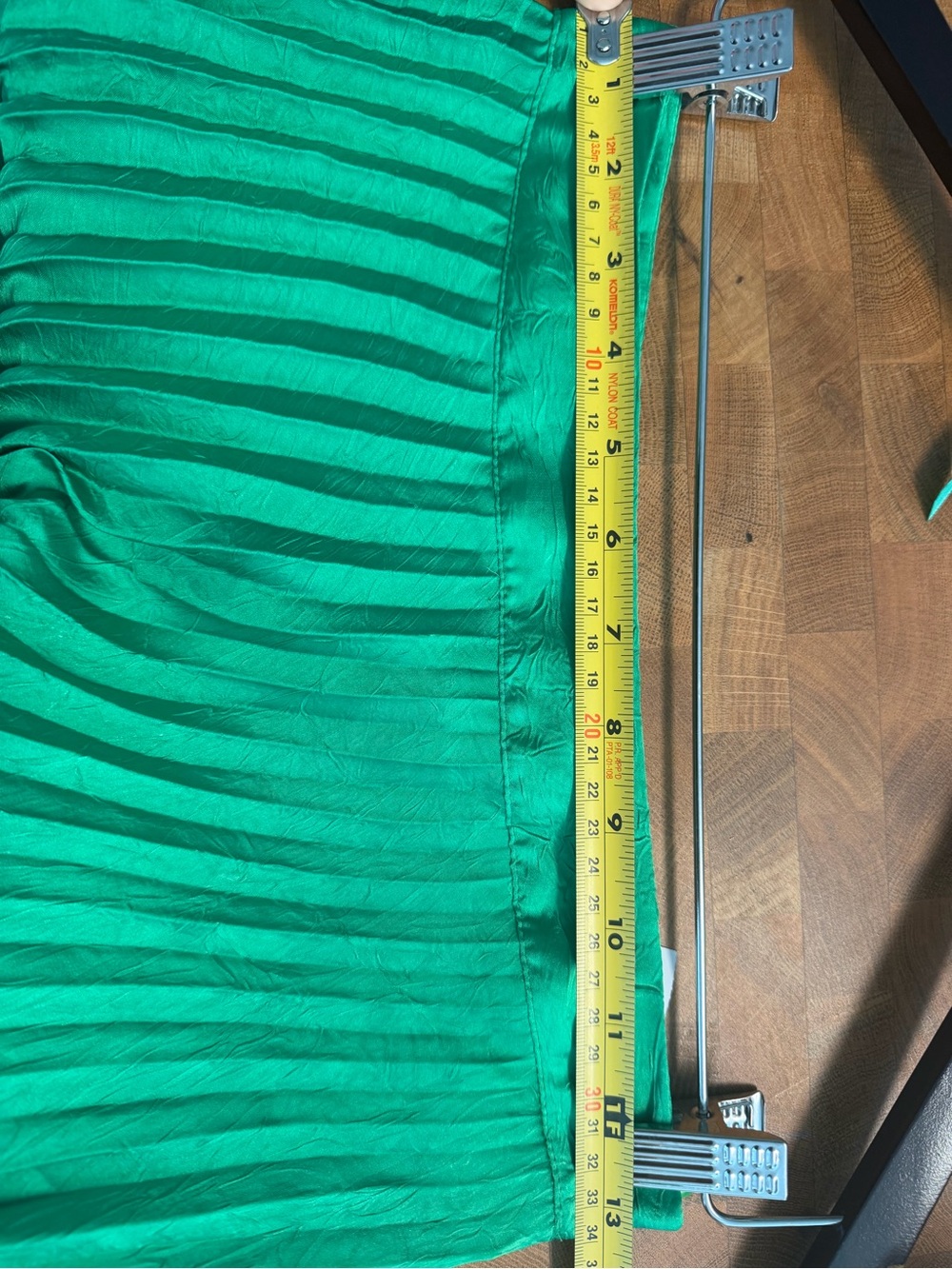 Zara Emerald Green Pleated Maxi Skirt | EUC | Size Small - Picture 4 of 4